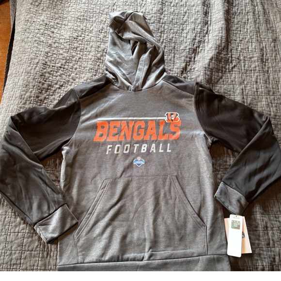 NFL Bengals Football Hoodie Pullover Sweatshirt Activewear S - Picture 1 of 6
